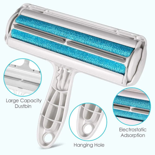 PetEase™ Self-Cleaning Pet Hair Remover | Reusable Lint Roller for Dogs & Cats